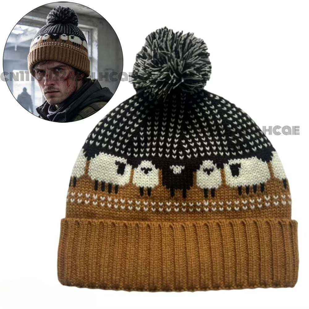 Cosplay Prop - Bryan Cosplay Örgü Şapka, Kostüm Aksesuarı,