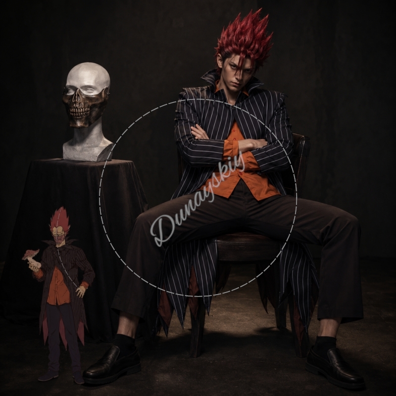 Prop En Cosplay - En エン Turuncu Gömlek Pantolon Tam